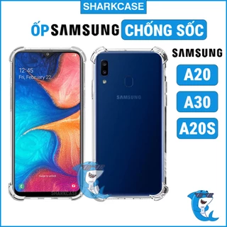 Ốp lưng Samsung A20 / A30 / A20S dẻo trong suốt silicon cao cấp chống sốc bảo vệ cam điện thoại