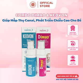 Combo Dimao, Keovon Vitamin K2 Giúp Hấp Thụ Canxi,Phát Triển Chiều Cao Cho Bé