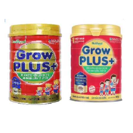 Sữa bột Nutifood Grow Plus đỏ 780g , 900g