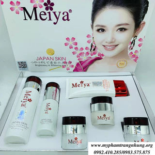 BỘ MEIYA TRẮNG 6IN1 DƯỠNG TRẮNG DA MỜ NÁM TÀN NHANG NHẬT BẢN