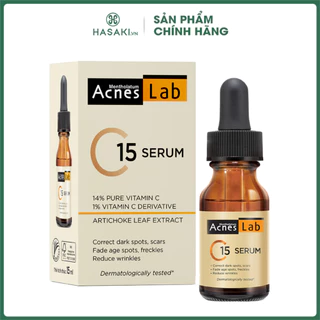 Serum Acnes Lab C15 Dưỡng Sáng, Mờ Thâm, Ngừa Lão Hóa 15ml Hasaki