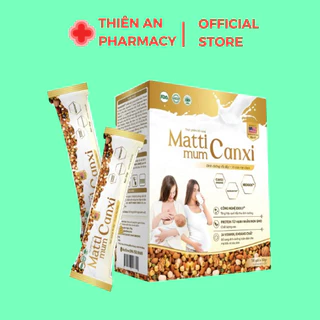 M2 Sữa hạt bầu Mattimum CANXI hộp 14 gói nhỏ tiện lợi - Matti Mum cho mẹ thai kì khỏe mạnh - Thiên An Pharm