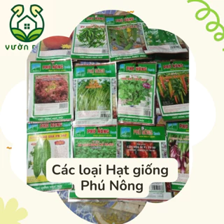 Hạt giống Phú Nông - Hạt cây trồng, rau củ quả date mới