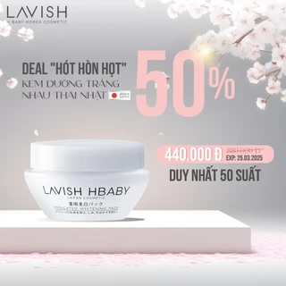 Kem dưỡng trắng ban ngày Nhau Thai Nhật Bản LAVISH H BABY 50ml