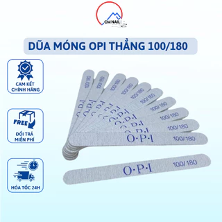 Dũa móng OPI thẳng 100/180 chuyên dụng cho người làm móng - dụng cụ làm nail