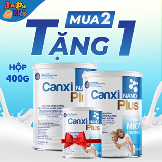 [Combo 2 Tặng 1] Sữa CanXi Cho Người Già Hỗ Trợ Xương Khớp Ngăn Ngừa Loãng Xương 400g  Japa Kids