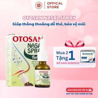 Xịt mũi otosan Nasal Spray.Giảm ngạt mũi,chảy nước mũi.Giúp thông thoáng dễ thở,bảo vệ mũi