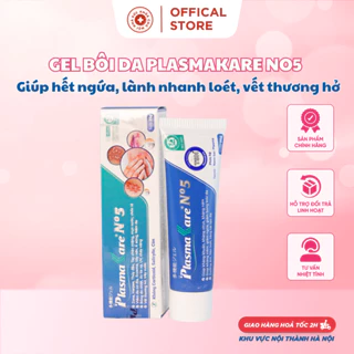 Gel bôi da PlasmaKare No5 giúp hết ngứa, lành nhanh loét, vết thương hở tuýp 25g