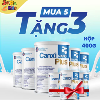 [Combo 5 Tặng 3] Sữa CanXi Cho Người Già Hỗ Trợ Xương Khớp Ngăn Ngừa Loãng Xương 400g  Japa Kids