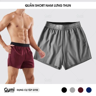 Quần Chạy Bộ Nam 2 Lớp, Quần SHORT Tập Gym Thể Thao Thoáng Khi, Có Túi Khóa Sau Đựng Điện Thoại