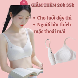 Áo ngực học sinh mút mỏng cấp 2 cấp 3 cotton không gọng, mút mỏng siêu mềm ( T006)