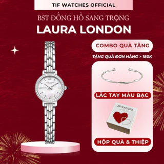 Đồng Hồ Nữ Sang Trọng LAURA Tif Watches Đính Đá Sang Chảnh Sáng Da