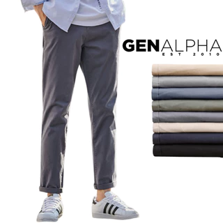 Quần dài kaki nam cao cấp GEN ALPHA , quần dài kaki BASIC chất vải dày co giản GEN4634