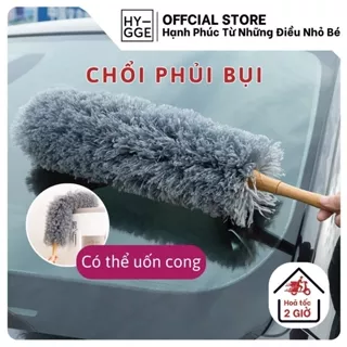 Chổi Phủi Bụi Đa Năng Đầu Lông Mềm Mại, Thấm Nước Tốt, Giặt Nhanh Khô, Chổi Phủi Bụi Oto, Bàn Ghế, Tivi Độ Bền Cao