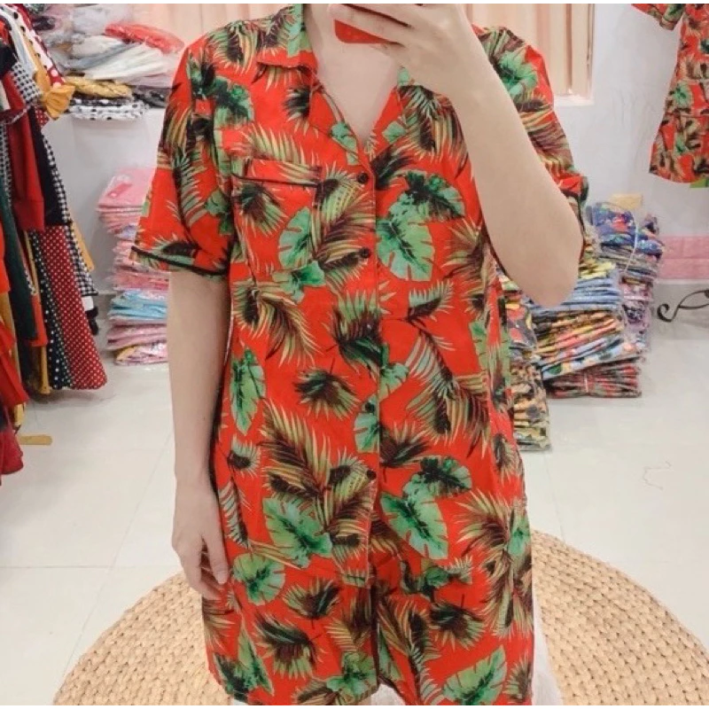 Đồ biển cây dừa đỏ giá rẻ freesize < 60kg trang tươi shop