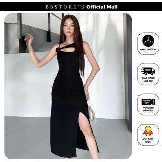 Đầm Body Dự Tiệc Form Dài Cutout Ngực Xẻ Tà Tôn Dáng BBSTORE'S - D3597