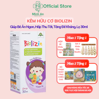 Kẽm Hữu Cơ Biolizin Aplicaps By Clover 50ml 1 Lọ