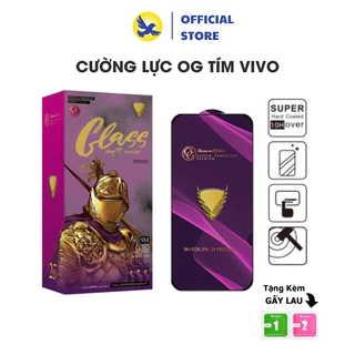 Kính Cường Lực OG Tím Full Màn Cho Vivo V15 Y20 / Y20S / Y12S Y30 / Y50 Y11 / Y12 Y15 / Y17 Y19 Y91 / Y91C Y93 / Y95 S1