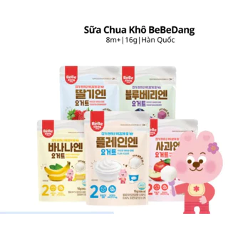 Sữa Chua Vị Hoa Qủa, Phô Mai Sấy Lạnh Hàn Quốc Bebedang / Bebecook / ILDONG Thơm Ngon Cho Bé Tập Ăn Dặm