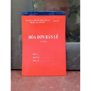 Hóa đơn bán lẻ A5 ( hàng đẹp ) 1,2,3 liên