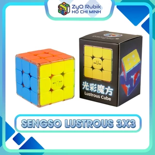 Rubik 3x3 SengSo Lustrous Magnetic Phát Sáng ShengShou Có Đèn- Zyo Rubik Hồ Chí Minh