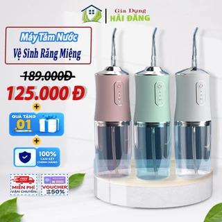 Tăm Nước, Máy Tăm Nước Vệ Sinh Răng Miệng Nhanh Chóng Tiện Lợi Với 3 Chế Độ Xịt Cao Cấp