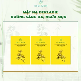 Combo 3 mặt nạ Derladie Witch Hazel Mask Pack giảm mụn, dưỡng sáng da 30ml x3