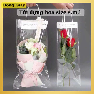 Túi đựng hoa, size S,M,L, chuẩn dày đẹp, túi trong, tem bóng, dùng để đựng hoa và quà tặng