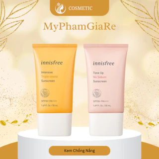 Kem chống nắng innisfree lâu trôi làm sáng da innisfree Intensive Triple Care Sunscreen SPF50+ 50ml.