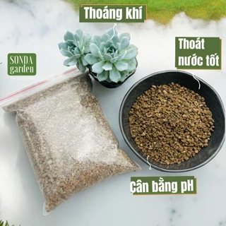 Đá pumice SONDA GARDEN (1kg) cho sen đá, xương rồng