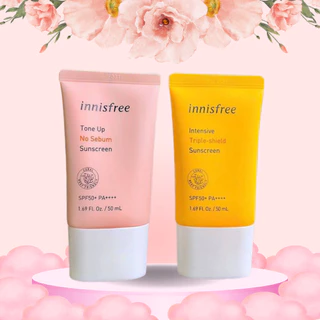 Kem chống nắng innisfree lâu trôi làm sáng da innisfree Intensive Triple Care Sunscreen SPF50+ 50ml.