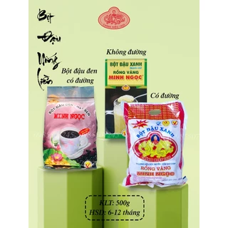 Bột đậu xanh NGUYÊN CHẤT Rồng vàng Minh Ngọc (có đường/không đường) 500g