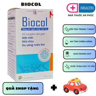 [CHÍNH HÃNG] Biocol, hỗ trợ giảm cảm giác mệt mỏi, khó chịu do uống rượu, bia