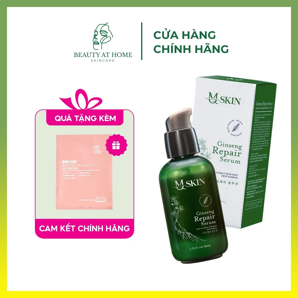 Serum thay da tái tạo mq skin nhân sâm giảm mụn thâm phục hồi da giúp da trắng hồng đều màu - Beauty at hom