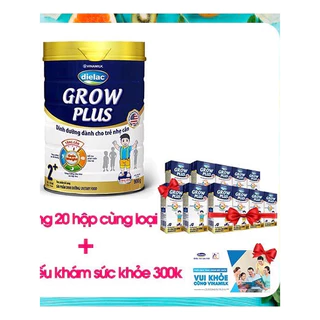 [Combo 5 hộp] Sữa bột Dielac Grow Plus màu xanh