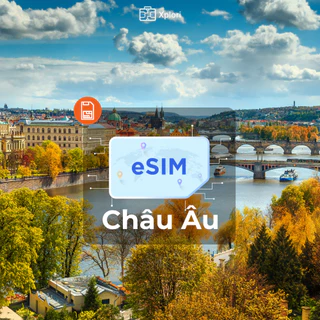 [ESIM] SIM DU LỊCH CHÂU ÂU 4G TỐC ĐỘ CAO KHÔNG GIỚI HẠN NHIỀU TUỲ CHỌN SỐ NGÀY 3/5/7 VÀ DUNG LƯỢNG