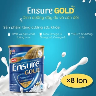 [Combo 8-9-10] Sữa bột Ensure Gold Abbott (HMB) hương vani 800g