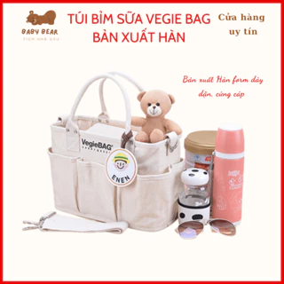 Túi Xách VegieBag Túi Bỉm Sữa Đa Năng Phong Cách Hàn Quốc Cao Cấp loại 1 Cho Mẹ và Bé