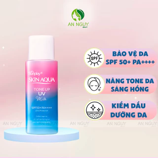 Sữa Chống Nắng Sunplay Skin Aqua Tone Up UV Milk 50g #Lavender