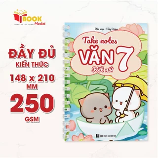 Sổ Giấy Lò Xo Take Note Ngữ Văn 7 Kết nối Tri thức BOOK MARKET cỡ A5 (Phiên Bản Mới Nhất)