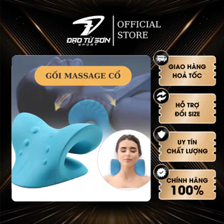 Gối massage cổ vai gáy, gối mát xa cổ thư giãn giảm đau nhức mỏi cổ - Đạo Từ Sơn Sport