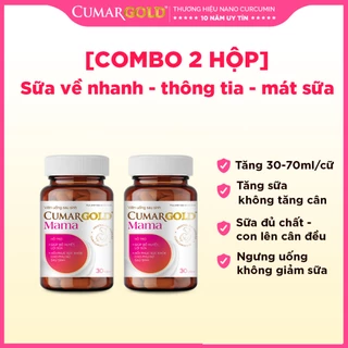 [COMBO 2 HỘP] Viên Uống Lợi Sữa CumarGold Mama - Gọi Sữa Về 24h, Bổ Huyết, Phục Hồi Sức Khoẻ Sau Sinh - CMUSS2