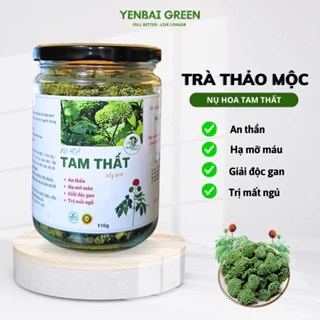 Trà Thảo Mộc Nụ Tam Thất Bao Tử Sấy Lạnh YENBAIGREEN Cao Cấp