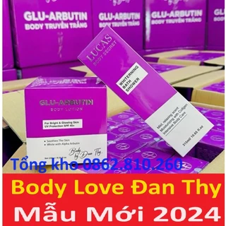 [CHÍNH HÃNG] Kem cream body love siêu trắng màng cấy trắng Đan Thy thi Glu-Arbutin body lotion [MÃU MỚI]