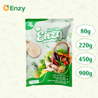 Hạt Nêm Rau Củ ENZY Food, Không Bột Ngọt, Thuần Tự Nhiên 80g, 220g, 450g