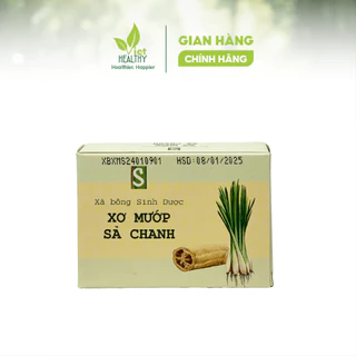 Xà bông Xơ mướp sả chanh VietHealthy120g