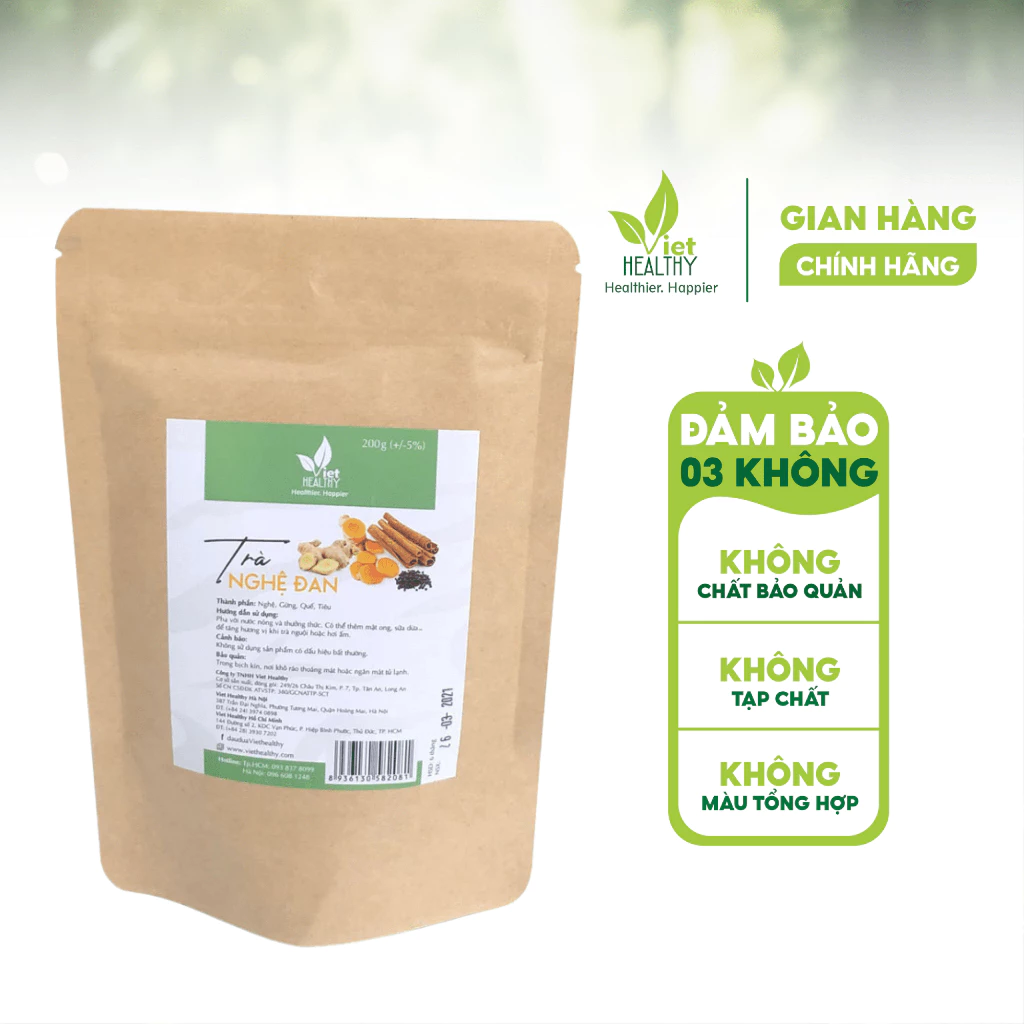 Trà nghệ đan VietHealthy 200g