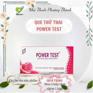 Que test thử thai nhanh POWER TEST cho kết quả nhanh và chính xác ( 1 hộp gồm: 1 que test ,1 cốc)