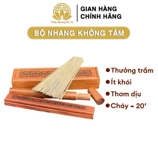 Nhang không tăm trầm hương xông nhà đồ thờ cúng phong thủy thu hút tài lộc Trầm Hương Hà Xá