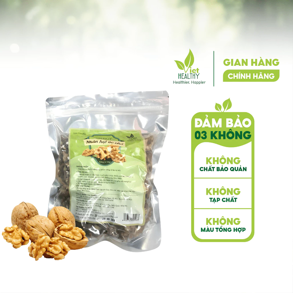 Nhân hạt óc chó Viet Healthy 500g